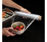 rouleau de film étirable recyclable en PE sans pvc de 300 m largeur 30 cm, vendu par 4