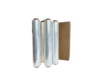 rouleau de film étirable recyclable en PE sans pvc de 300 m largeur 45 cm, vendu par 4