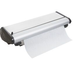 sabre distributeur de film étirable, aluminium et papier de cuisson - 43,6 x 21,2 x 14 cm