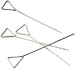 lot de 500 piques bigorneaux en acier inoxydable 7,8 cm