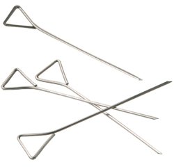 lot de 500 piques bigorneaux en acier inoxydable 7,8 cm
