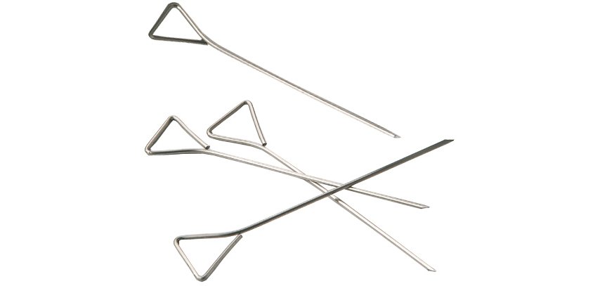 lot de 500 piques bigorneaux en acier inoxydable 7,8 cm