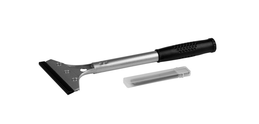 grattoir à manche 10 lames inox de 10 cm manche 25 cm