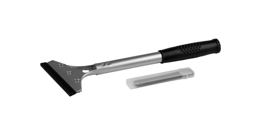 grattoir à manche 10 lames inox de 10 cm manche 25 cm