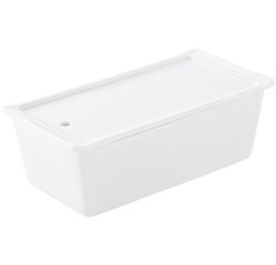 terrine rectangulaire avec couvercle 24,2 x 11,4 cm
