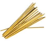 sachet de 200 bâtonnets en bambou pour barbe à papa 28 cm section 4x4 mm