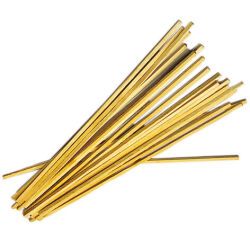 sachet de 200 bâtonnets en bambou pour barbe à papa 28 cm section 4x4 mm