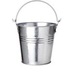 5 seaux en zinc Ø 14 cm