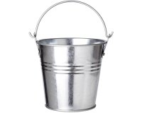 5 seaux en zinc Ø 14 cm