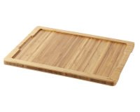 Basalt support bambou 37,5 x 28 cm pour assiette à steak