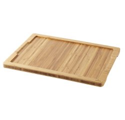 Basalt support bambou 37,5 x 28 cm pour assiette à steak