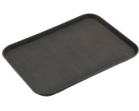 plateau rectangulaire noir 46 x 36 cm