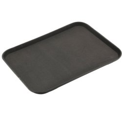 plateau rectangulaire noir 46 x 36 cm