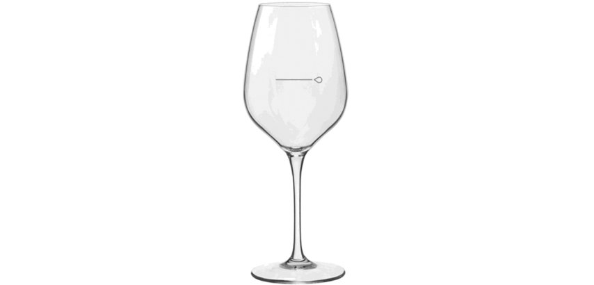 Tre Sensi medium verre à vin 43,5 cl jaugé à 15 cl
