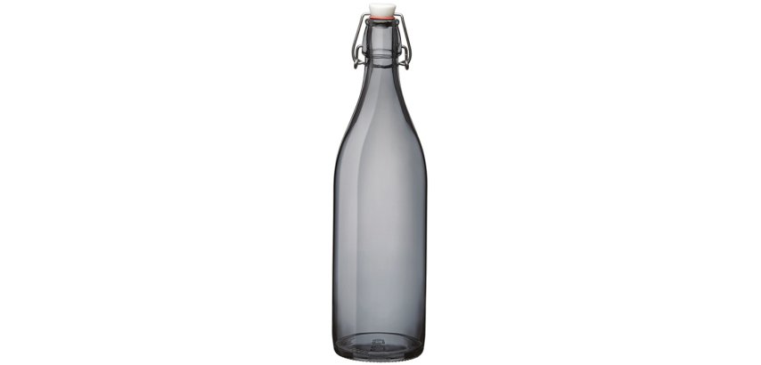 Giara bouteille 100 cl gris spray