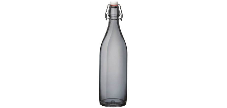 Giara bouteille 100 cl gris spray