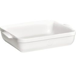 plat à lasagne blanc craie 5 litres 43,5 x 28,5 cm