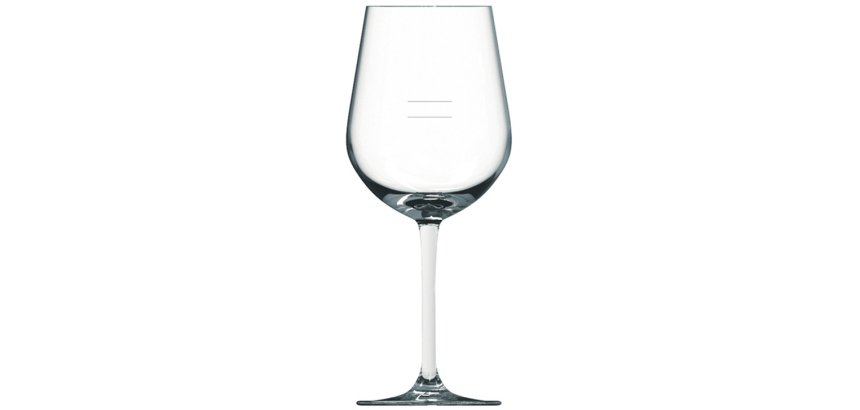 Domaine verre 27 cl double jauge 12,5 et 14,5 cl