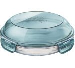 Frigoverre Evolution boîte repas ronde diamètre 22 cm, 90 cl à couvercle gris