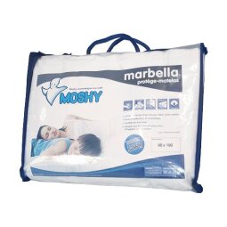 MOSHY Protège matelas Marbella 90x190cm - bonnet de 30cm