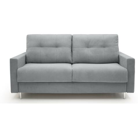 ALTEREGO DIVANI Canapé lit Rocky canapé convertible 3 places gris clair 160cm