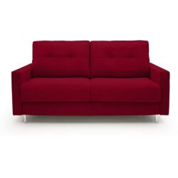 ALTEREGO DIVANI Canapé lit Rocky canapé convertible 3 places rouge 160 cm