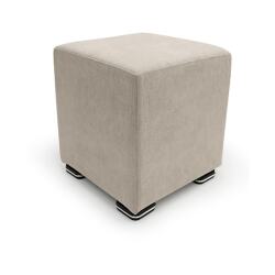 ALTEREGO DIVANI Pouf Pouf square tissu dublin taupe