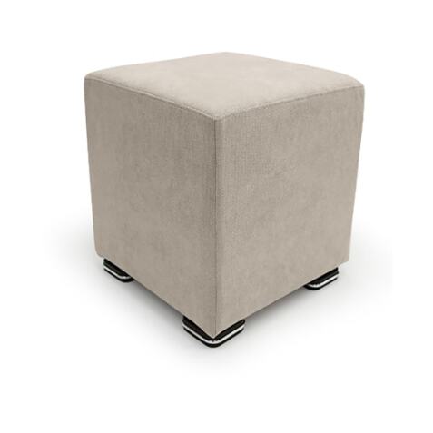 ALTEREGO DIVANI Pouf Pouf square tissu dublin taupe
