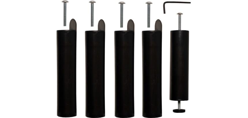 DUVIVIER Jeu de pieds de lit Jeu de 5 pieds - 10633