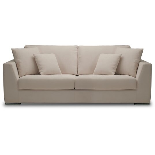 CITY Canapé microfibre Monaco 3 pl mf taupe