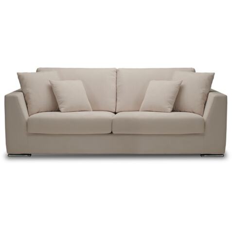 CITY Canapé microfibre Monaco 3 pl mf taupe