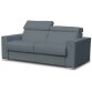 CITY Canapé lit Andorra 3 places tissu ritz matelas 140 cm