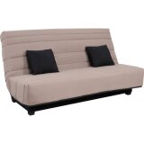 UB DESIGN Canapé lit Axel CC 130 mousse 35 kg couette taupe