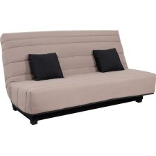 UB DESIGN Canapé lit Axel CC 130 mousse 35 kg couette taupe