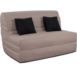 CONCEPT1 Canapé lit Caly BZ 140 mousse 28 kg couette taupe