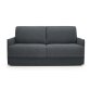 ALTEREGO DIVANI Canapé lit Dublin 3 places tissu gris foncé 140 cm 35kg