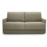 ALTEREGO DIVANI Canapé lit Dublin canapé convertible 3 places beige 160 cm