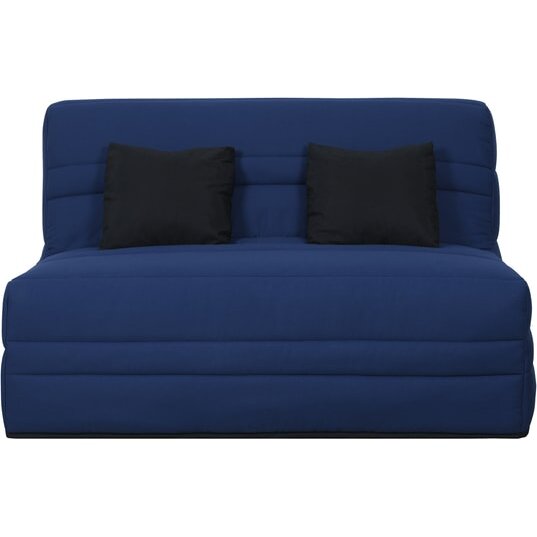 UB DESIGN Canapé lit Wanda Slyde 140 ressorts couette indigo