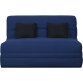 UB DESIGN Canapé lit Wanda Slyde 140 ressorts couette indigo