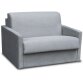 CITY Fauteuil convertible Aosta tissu gris couchage 75x195 cm