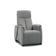 SPAZIO RELAX Fauteuil Relaxation Asia 78 cm 2 moteurs tissu marvel gris