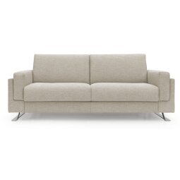 ALTEREGO DIVANI Canapé lit Odino canapé 3 places convertible beige 140 cm