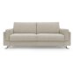 ALTEREGO DIVANI Canapé lit Odino canapé 3 places convertible beige 140 cm