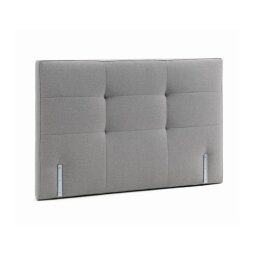 TEMPUR Tête de lit Quadro 184 cm tissé gris D51