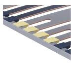 MERINOS Sommie Cadre à lattes - 5 zones Flat Cap