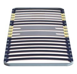 MERINOS Sommier  90 x 200 Cadre à lattes 90x200cm - 5 zones Flat Cap