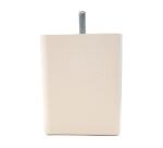 MRG Jeu de pieds Carré Carre H 10 cm L 8 cm gris souris filetage 8 mm