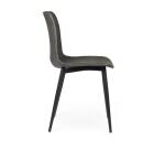 BIZZOTTO Chaise Lot de 2 C. Kyra Pu anthracite vintage