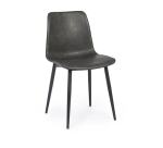 BIZZOTTO Chaise Lot de 2 C. Kyra Pu anthracite vintage