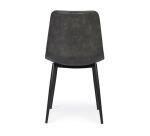 BIZZOTTO Chaise Lot de 2 C. Kyra Pu anthracite vintage